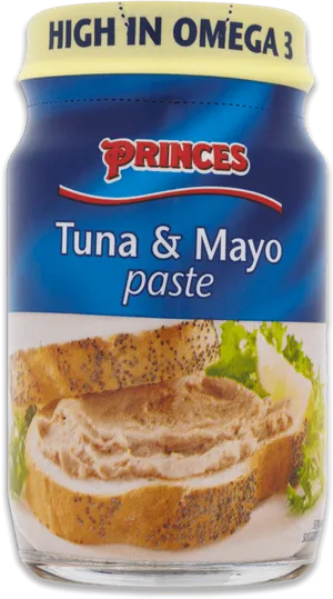 Princes Tuna Mayo Paste Jar PNG image