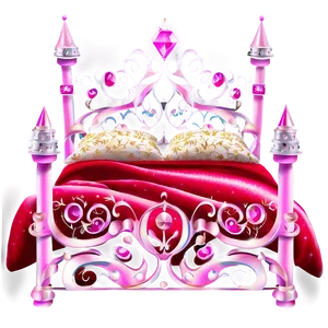 Princess Bed Fantasy PNG Ntc43 PNG