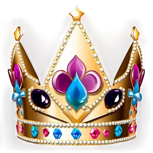 Princess Crown For Birthday Party Png 05252024 PNG image