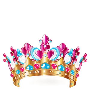 Princess Crown For Cake Topper Png 05252024 PNG image