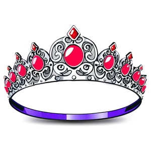 Princess Crown Illustration PNG Dup71