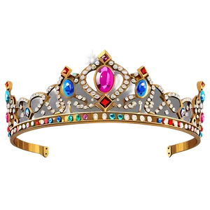 Princess Crown With Gems Png 05252024 PNG image