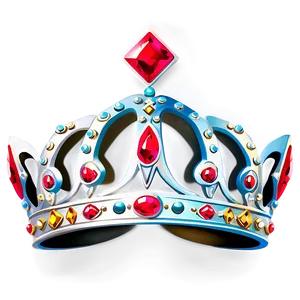 Princess Crown With Gems Png Udq PNG image