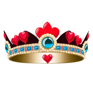 Princess Crown With Hearts Png 10 PNG image