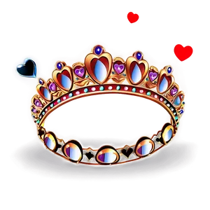 Princess Crown With Hearts Png Ykk PNG image