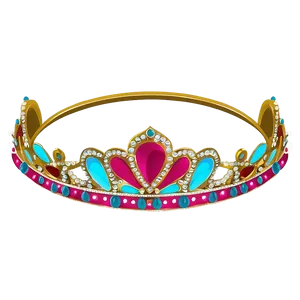 Princess Crown With Ribbons Png 05252024 PNG image