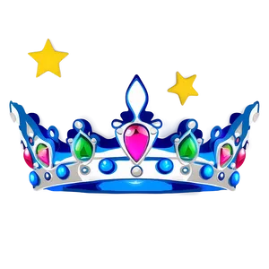 Princess Crown With Stars Png 05252024 PNG image