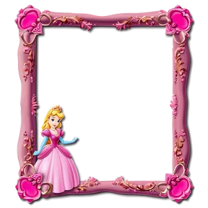 Princess Cute Frame PNG 53