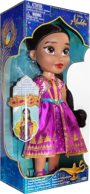 Princess Jasmine Dollin Packaging PNG image