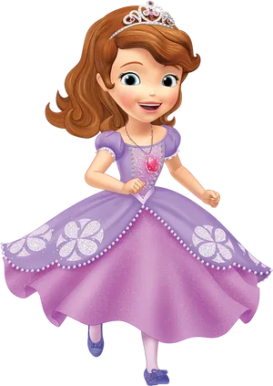 Princess Sofia Animated Character PNG