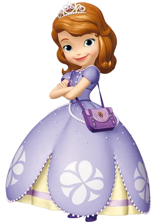 Princess Sofia Animated Character PNG image