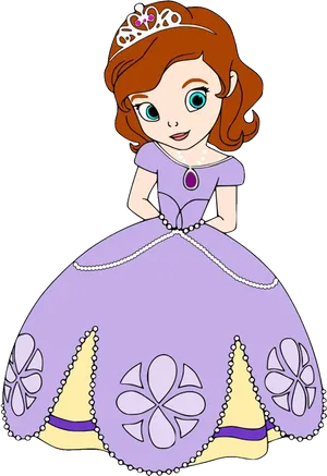 Princess Sofia Cartoon Character PNG image