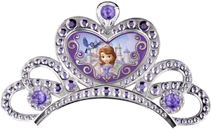 Princess Sofia Crown Graphic PNG image