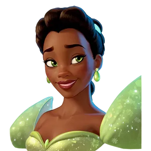 Princess Tiana Dreamy PNG 1