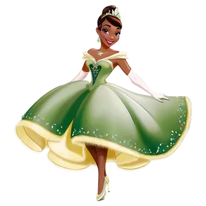 Princess Tiana Elegant PNG 05252024 PNG