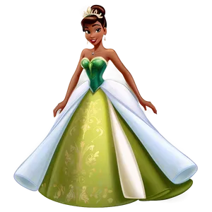Princess Tiana Elegant PNG Uie PNG