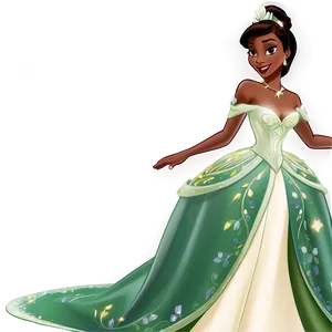 Princess Tiana Gown Detail PNG Qph56 PNG