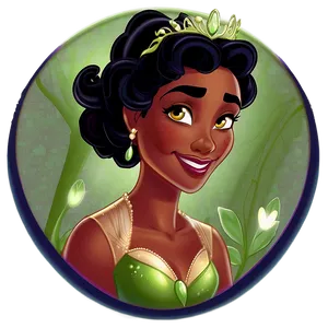 Princess Tiana Illustration Png Dtx28 PNG image