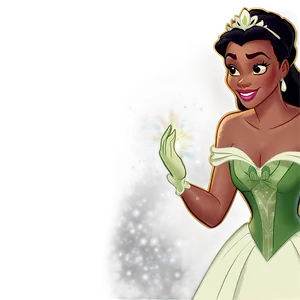Princess Tiana Magical PNG Srv80 PNG