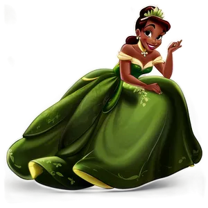 Princess Tiana Night Scene PNG 05252024 PNG