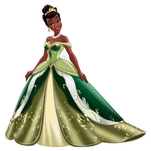 Princess Tiana Outfit PNG Wob
