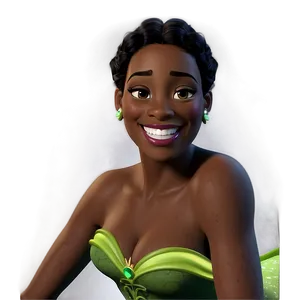 Princess Tiana Smile PNG Tab20 PNG