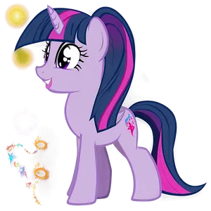 Princess Twilight Sparkle Cartoon Png Muf49 PNG image