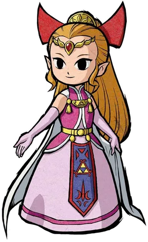 Princess Zelda Illustration PNG image