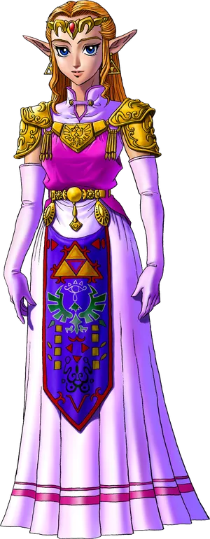 Princess Zelda Legendof Zelda Artwork PNG image