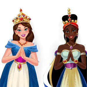 Princesses From Around The World Png Niw29 PNG image