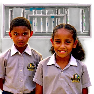 Principal And Pupils PNG Ekp