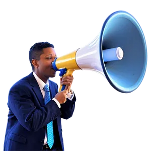 Principal With Megaphone PNG 89