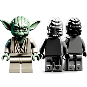 Printable Lego Yoda Blueprint PNG 42 PNG