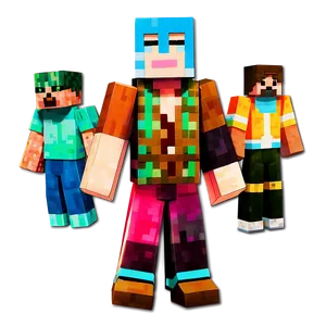 Printable Minecraft Characters PNG Rai34