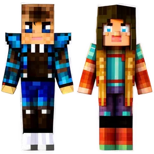 Printable Minecraft Characters PNG Vuw