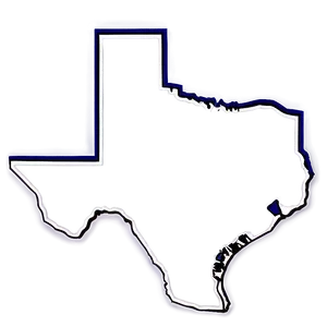 Printable Texas Outline Png 05252024 PNG image