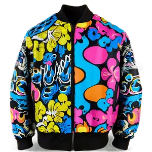 Printed Bomber Jacket Unique PNG 78 PNG