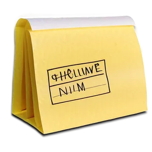 Printed Post It Note Png Rsk PNG image