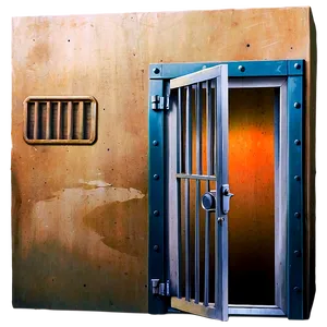 Prison Cell Door Open PNG 06202024 PNG