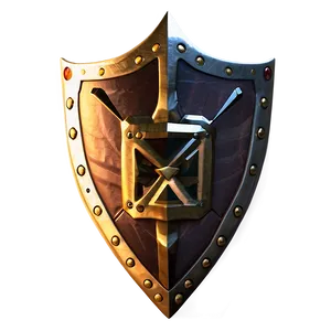 Pristine Gold Shield PNG Apa95