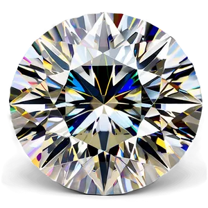 Pristine Round Diamond PNG 86