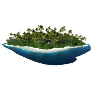 Private Island Retreat Png 06252024 PNG image