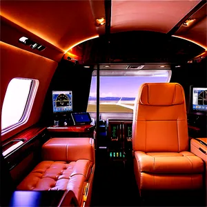 Private Jet Cockpit View Png 11 PNG image