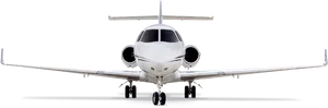 Private Jet Front View PNG image