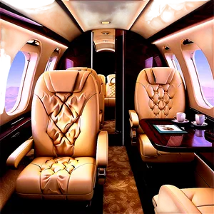 Private Jet Interior PNG Wcl18