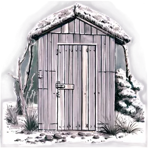 Private Outdoor Outhouse PNG 12