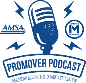 Pro Mover Podcast Logo A M S A PNG image