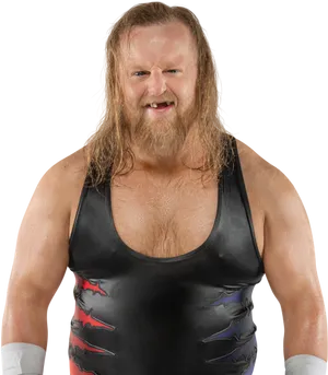 Pro Wrestler Portrait PNG