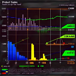 Product Sales Line Chart PNG 06262024