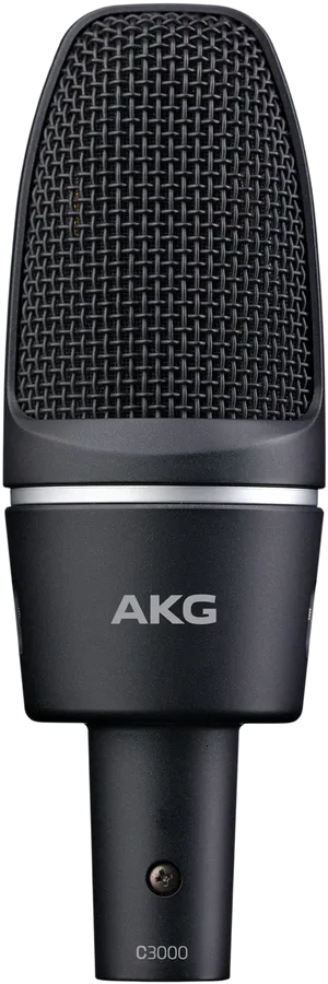 Professional A K G Studio Microphone C3000 PNG image